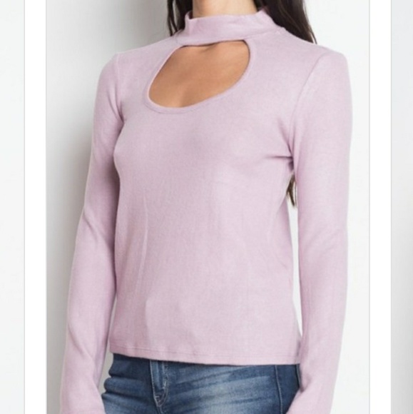 ❤ CHARCOAL COLOR CHOKER TOP - Picture 3 of 4