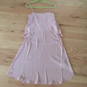 Banana Republic dress, cream pink