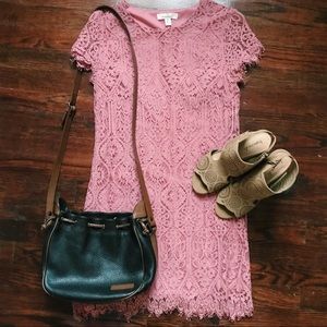 Blush Pink Francesca’s A-line dress size 4