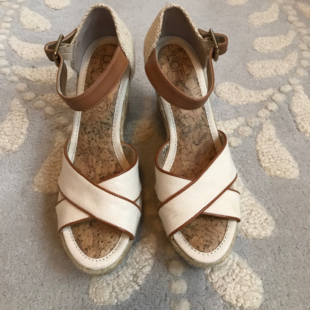 Linen wedges from loft