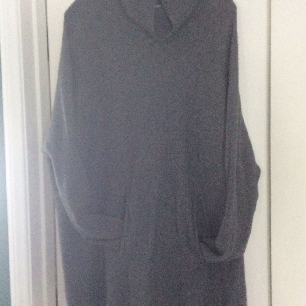Gray cashmere sweater