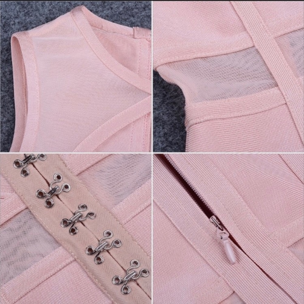 🖤💗 Corset Thick Bandage Dress bodycon bebe - Picture 4 of 4
