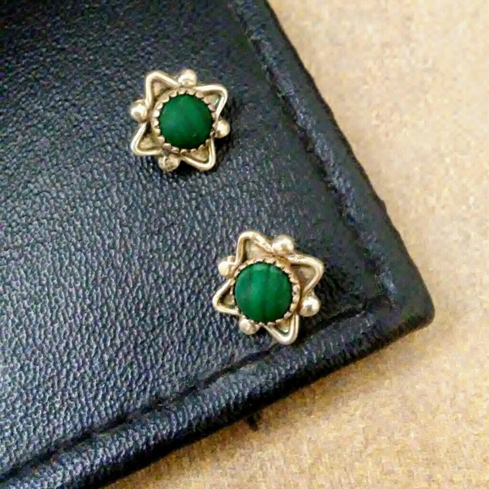Sterling Turquoise Earrings