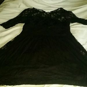 Black cocktail dress