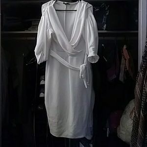 White Cocktail Dress ONLY WORN ONCE!!
