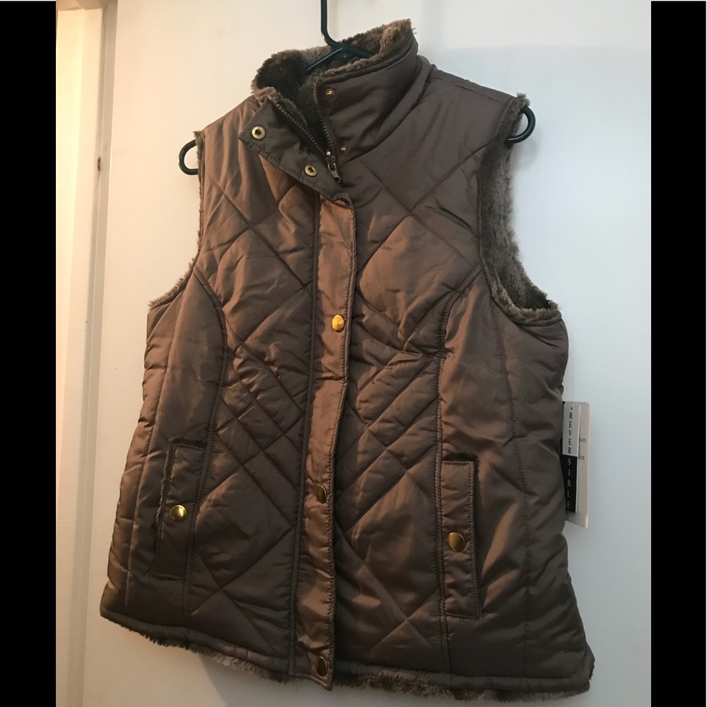 Faux Fur Reversible Vest