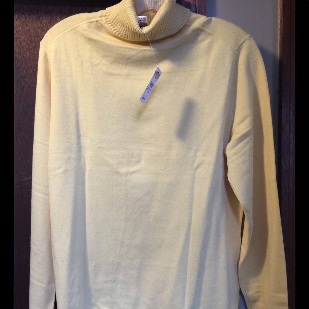 Yellow Talbots turtleneck