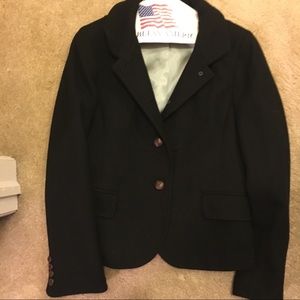 Jcrew Black Wool Coat