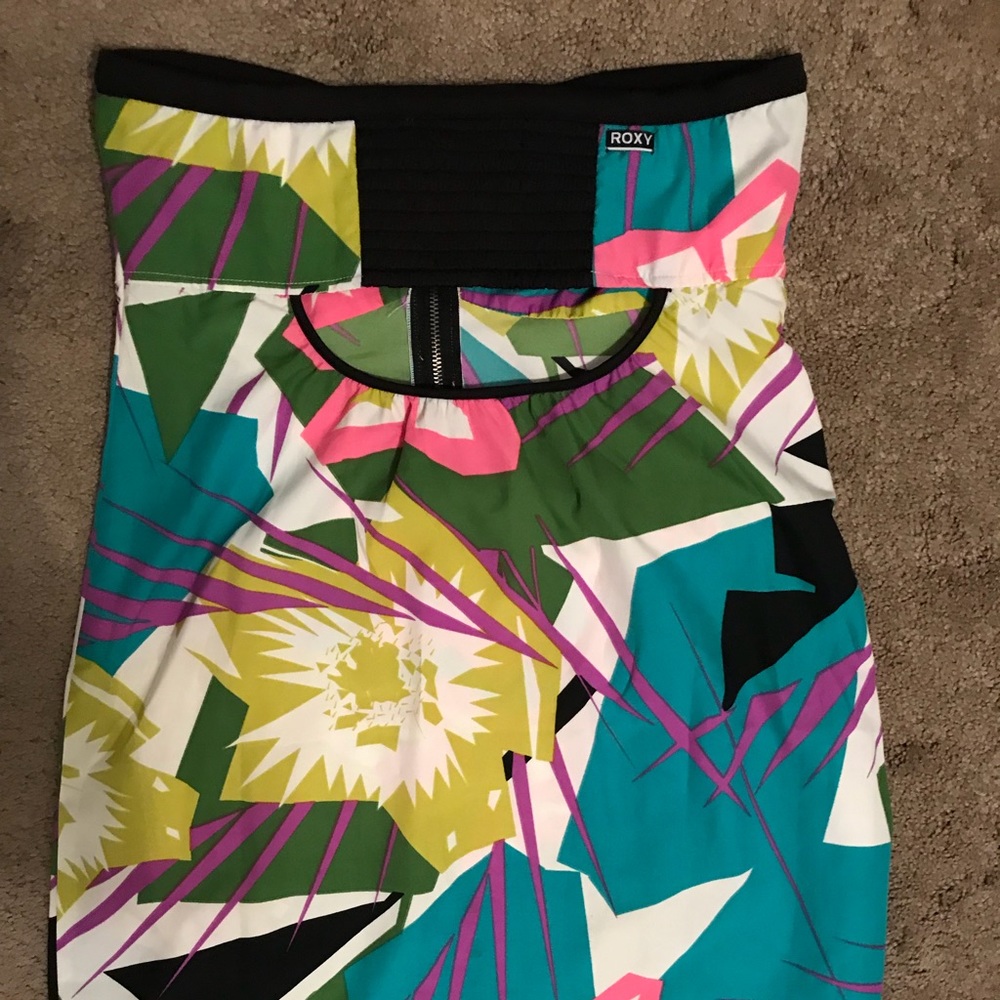Like New Roxy Strapless Dress - M - Picture 2 of 3