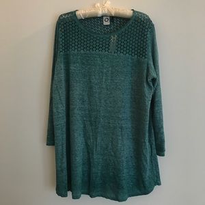 NWT teal Anthropologie blouse