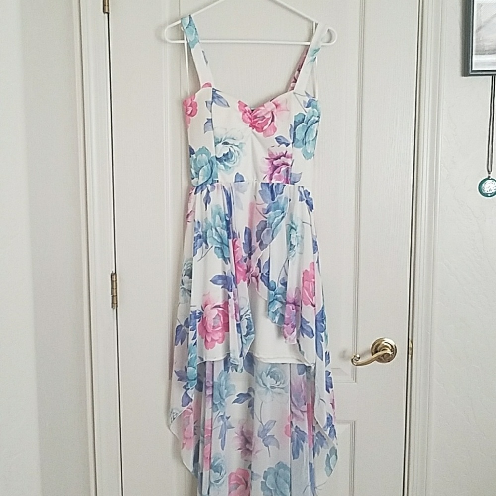 Floral dress.