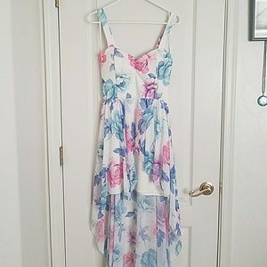 Floral dress.