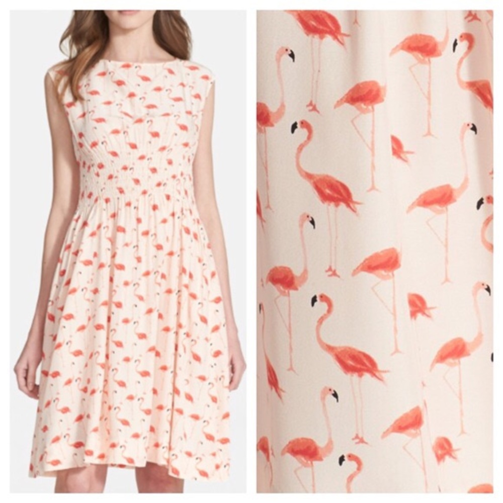 Kate Spade Flamingo Dress