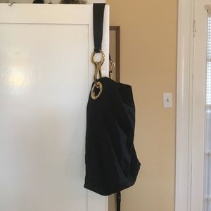 JPK Paris black nylon bucket bag
