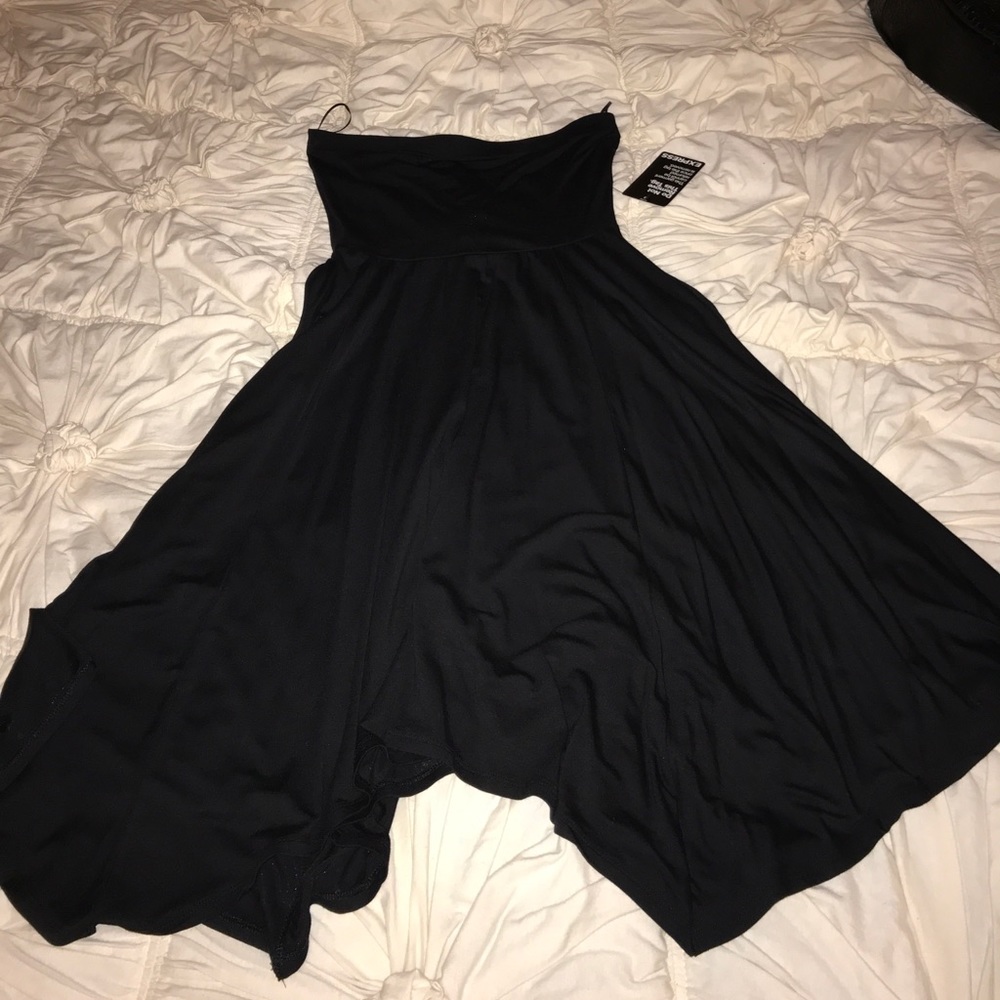 Express strapless dress