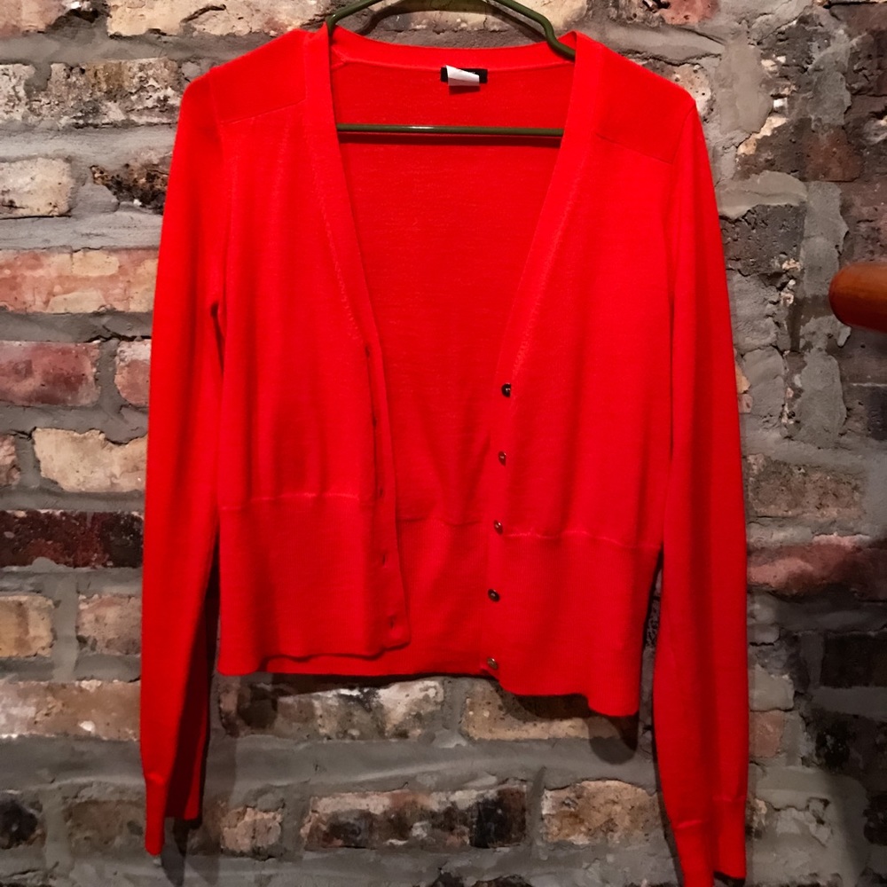 J. CREW 100% Merino Wool Cardigan | Size M