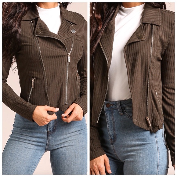 Jackets & Blazers - Olive Lightweight Jacket (L)—Final Sale