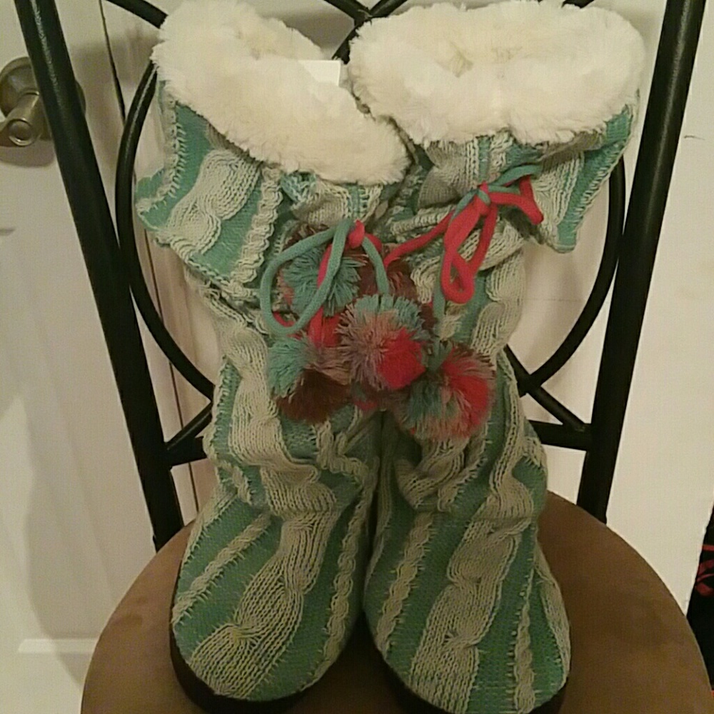 Winter sock muk luks boots!!