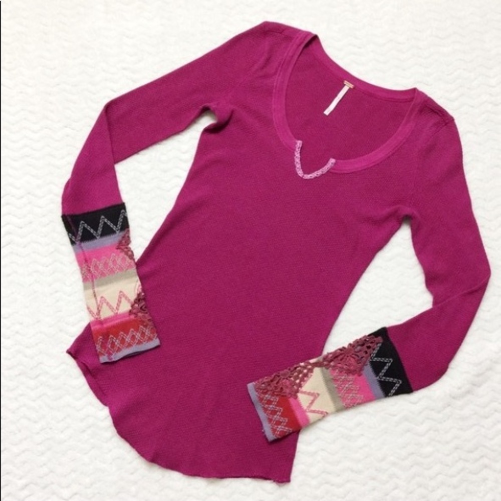 Free People Raspberry Kombucha Thermal XS