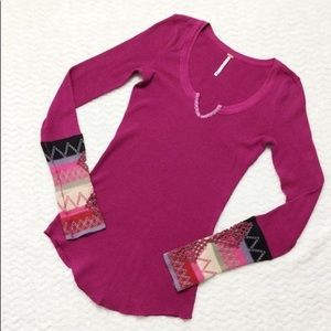 Free People Raspberry Kombucha Thermal XS