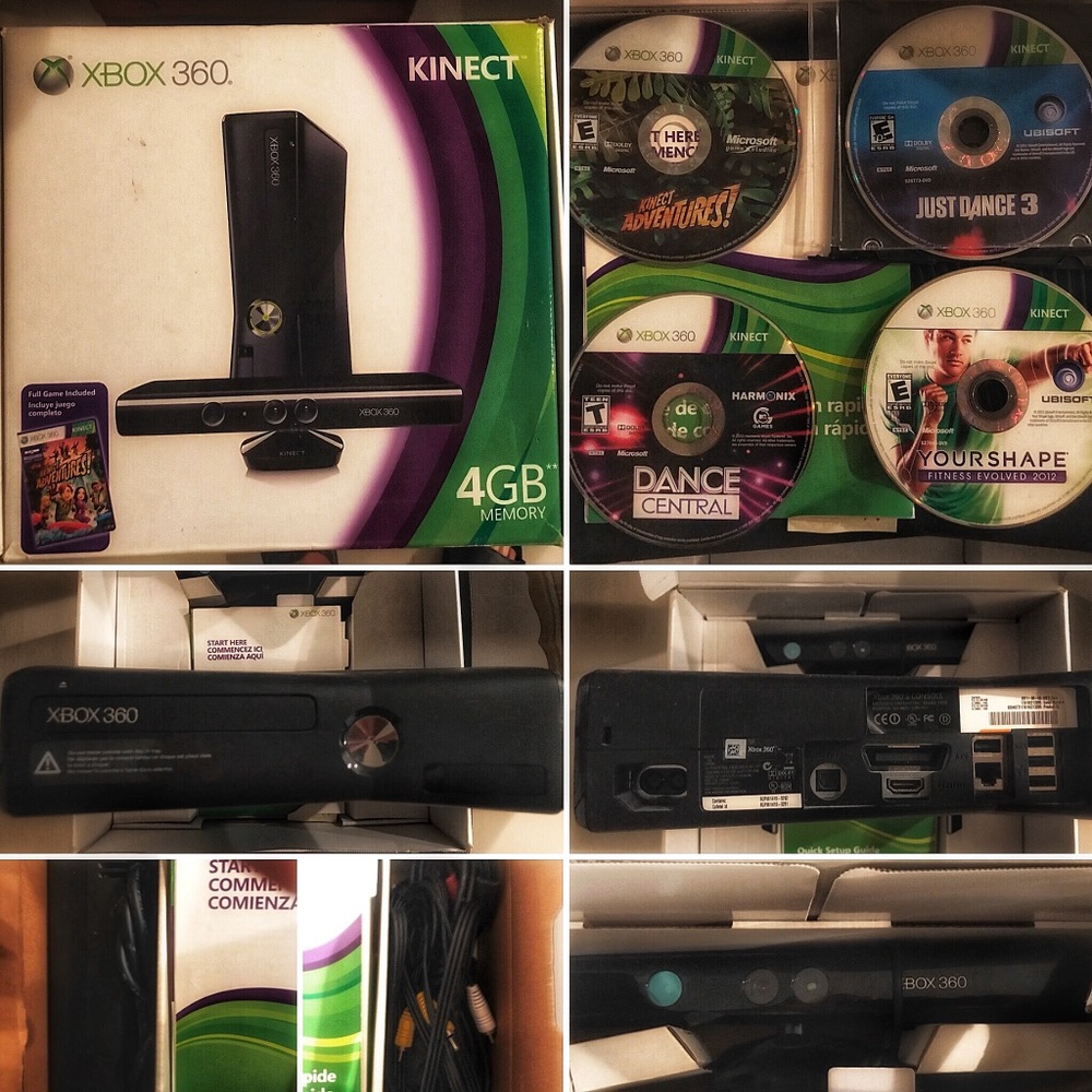 OBO XBOX 360 Kinect 4gb Memory