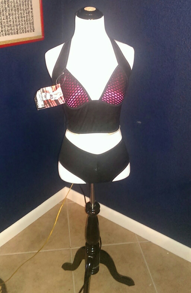 HUSTLER 2pc Wet Look Pole Dance Sexy Shorts/Top