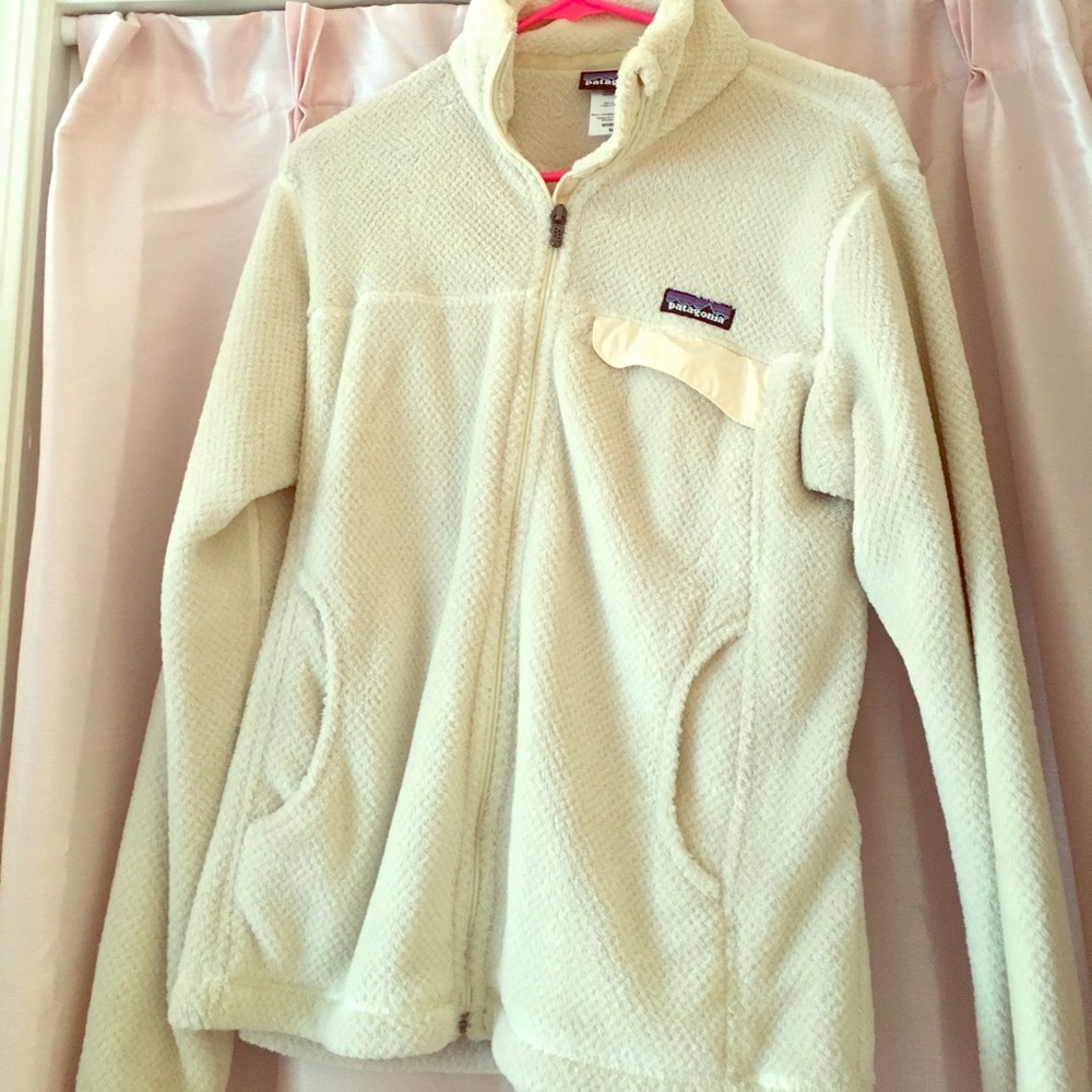 Women’s Cream Patagonia Full Zip Jacket