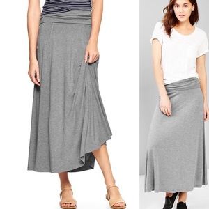 Gap fold-over maxi skirt