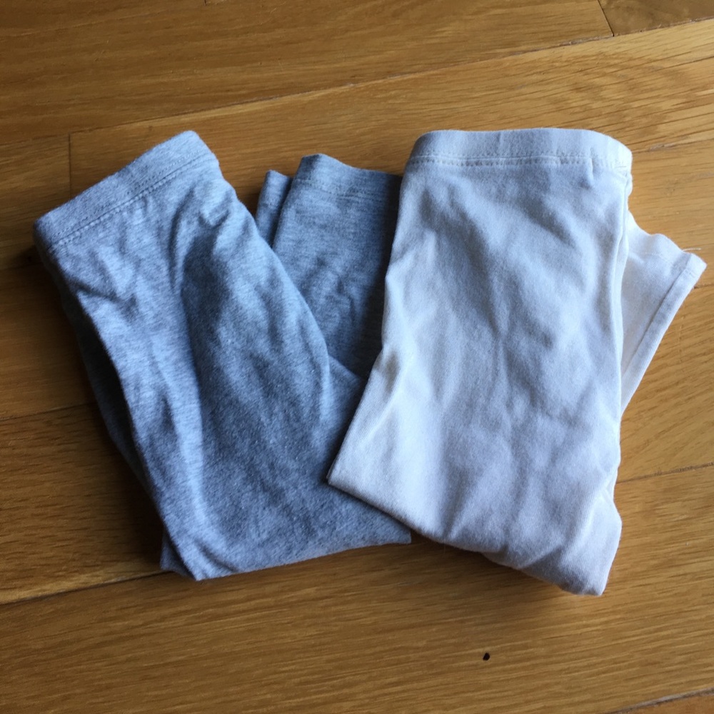 Grey and gold leggings