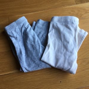 Grey and gold leggings