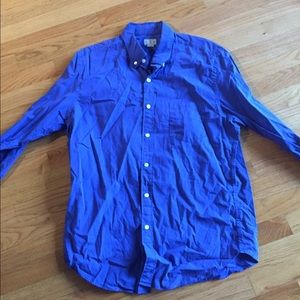 Men’s Large J.Crew Oxford, Blue