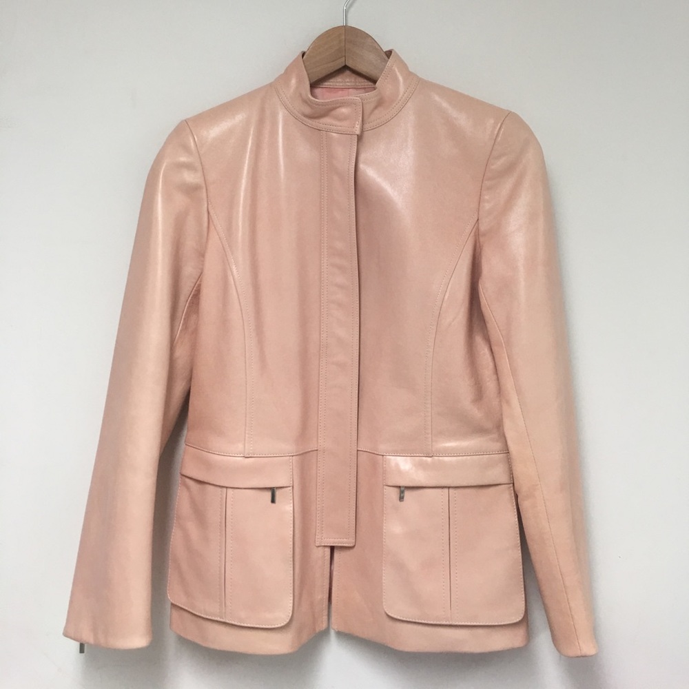 ✨ PRICE DROP ✨ Lafayette 148 Leather Jacket - Picture 1 of 7