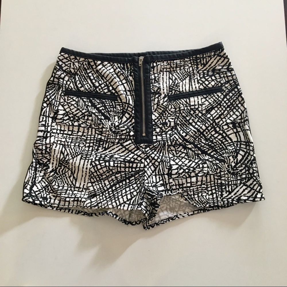 Urban outfitters printed high waisted shorts