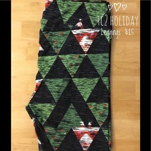 Santa & trees tc2 Holiday leggings