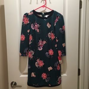 NWT Sea Green Floral Dress