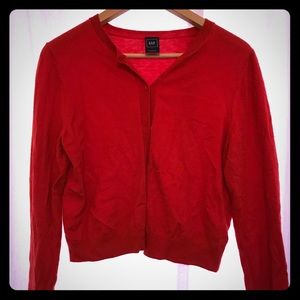 Gap Red Cardigan