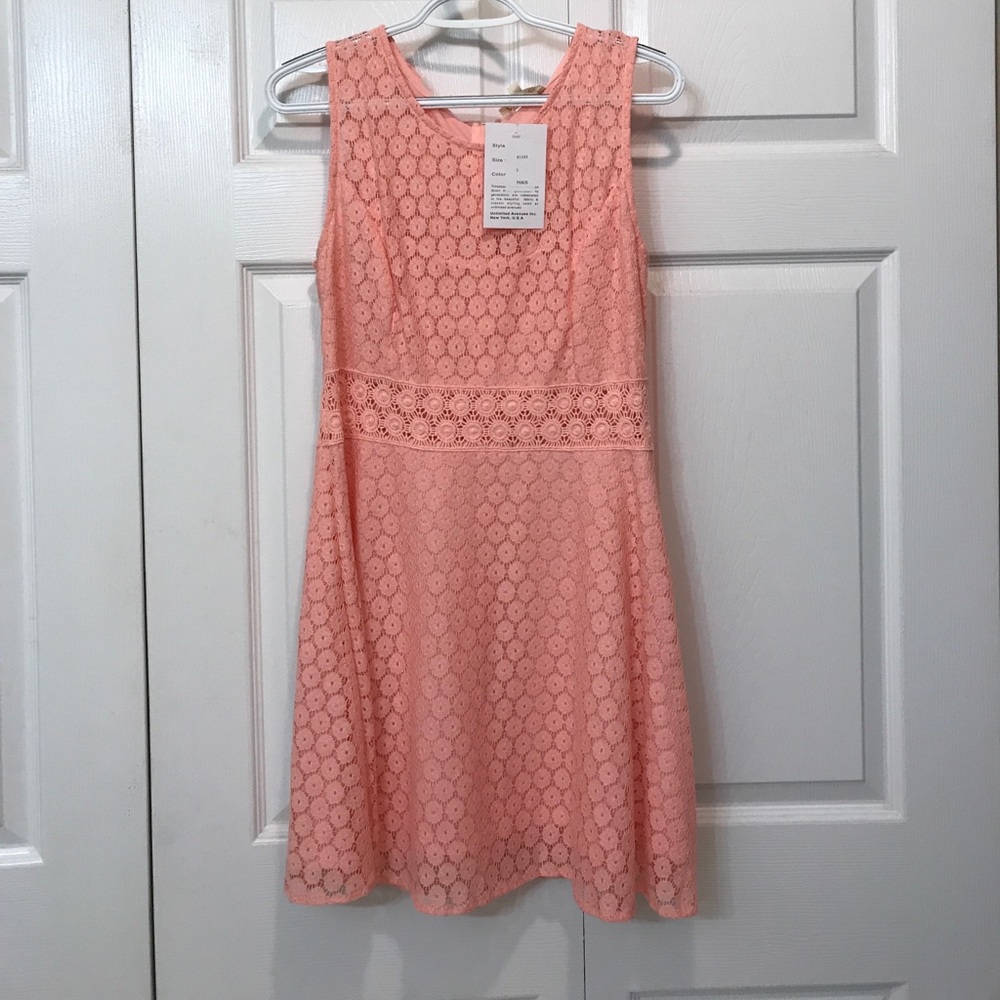 Peach dress