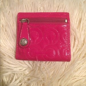 Coach Embossed Patent Leather Wallet