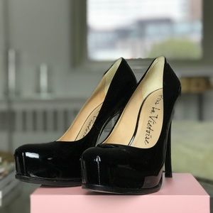Patent Leather Pour la Victoire Platform Stiletto