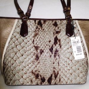 Brahmin Medium Asher Stone Carlisle Leather