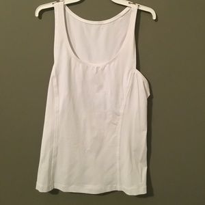 White Lululemon sports tank