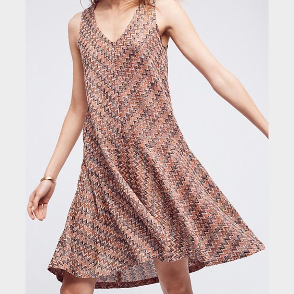 ANTHROPOLOGIE Maeve Westwater Knit Dress S