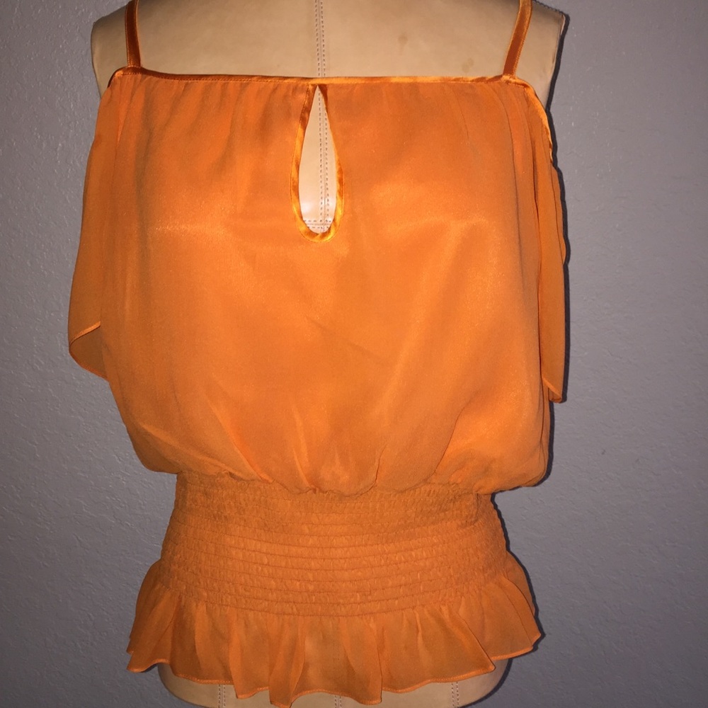 Silk Marciano by Guess Off Shoulder Top