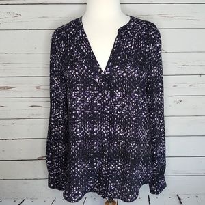 Ivanka Trump Abstract Print Top