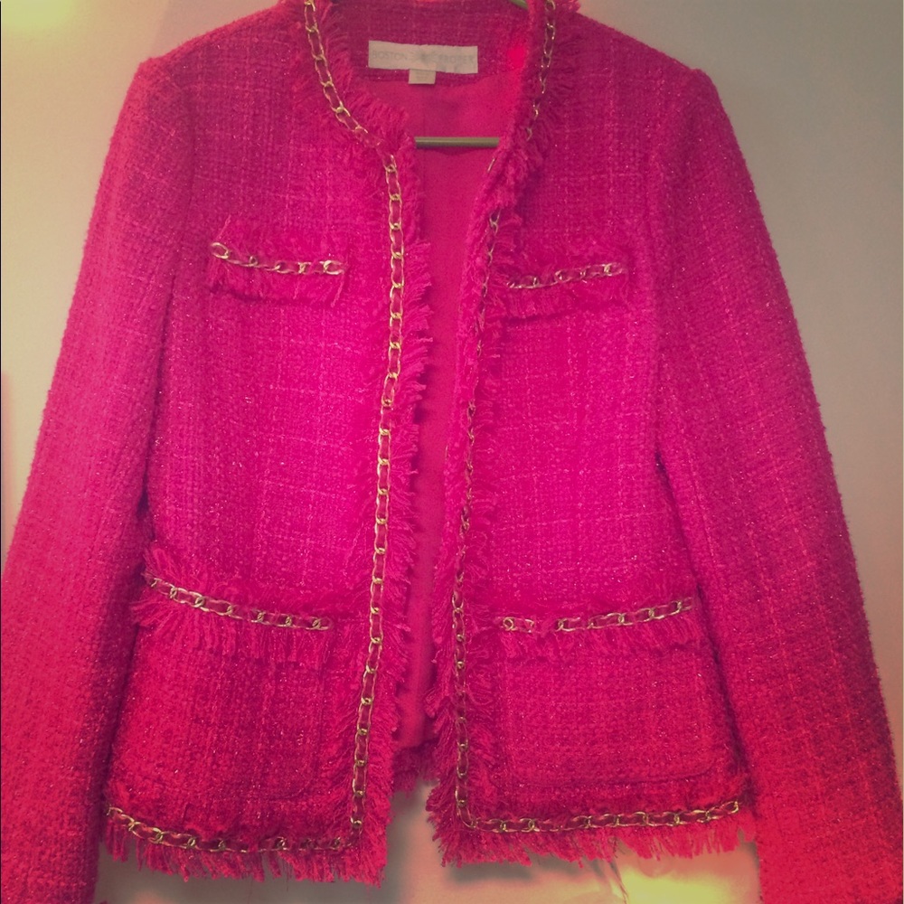 Boston and Proper pink suit jacket