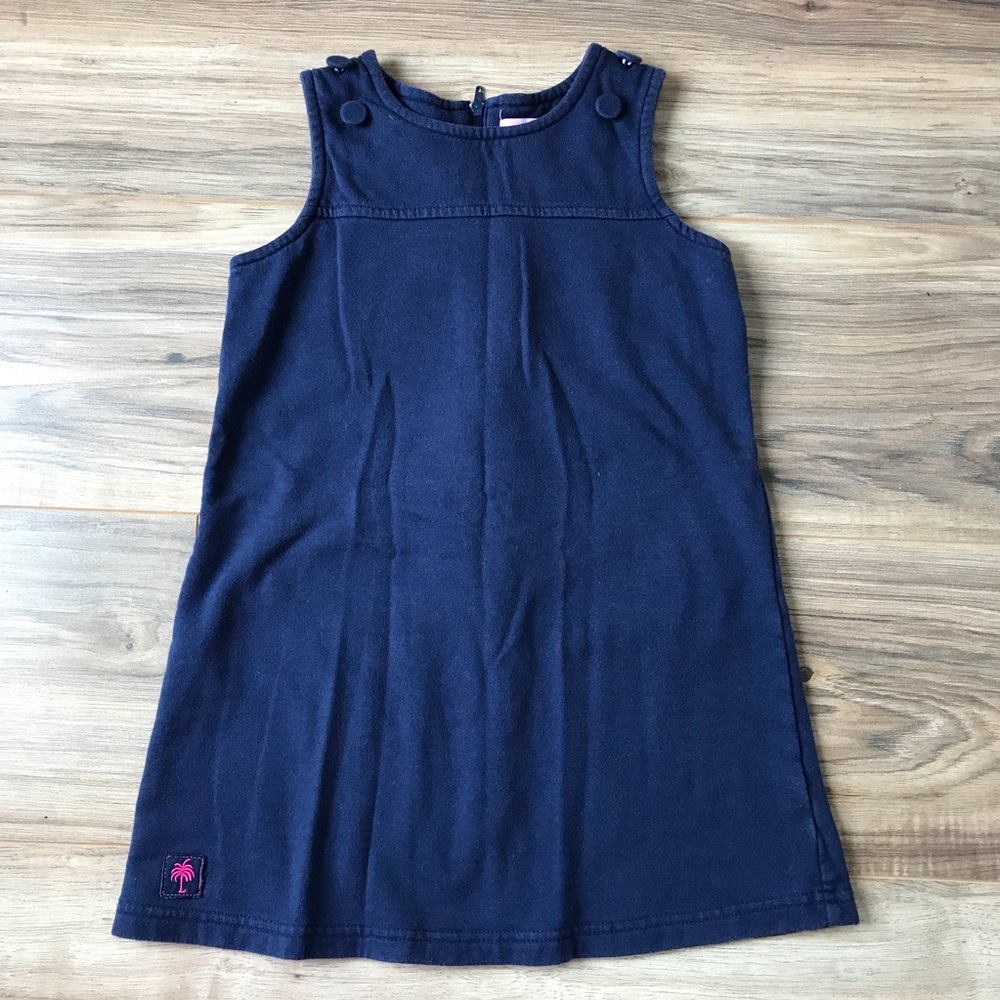 Navy Blue Lilly Pulitzer Girls Dress Size 4 🏝
