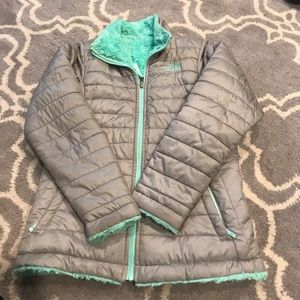 The North Face Girls' Reversible Jacket Sz LG