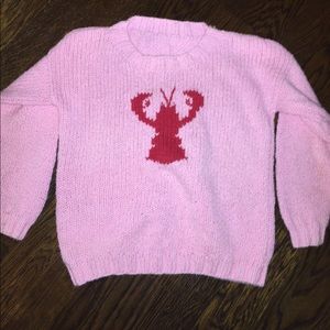 Adorable little girls lobster sweater.