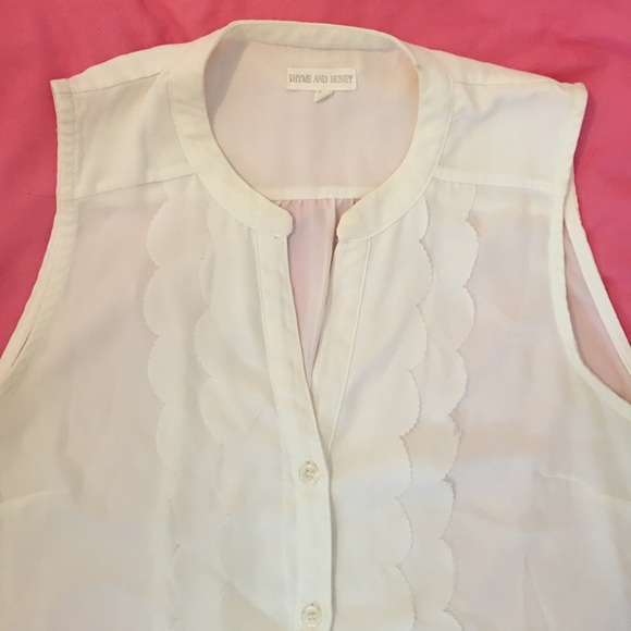 White see through top - Picture 2 of 3