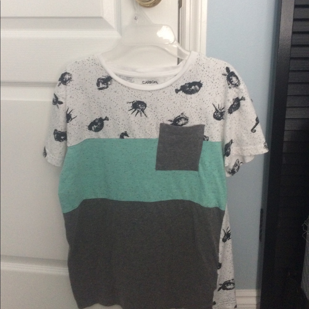 Multi colored carbon T-shirt